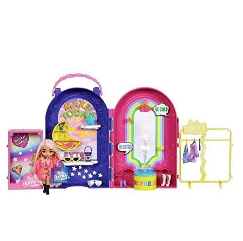 OFERTÓN SUPREMO 67% DESCUENTO Barbie Extra Minis Boutique Set de Juego portátil con muñeca pequeña y Accesorios y Looks de Moda, Juguete +3 años (Mattel HHN15)