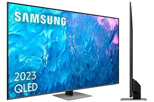 DESCUENTAZO 52% DESCUENTO SAMSUNG TV QLED 4K 2023 55Q77C Smart TV de 55″ con Procesador QLED 4K, Motion Xcelerator Turbo+, Q ´Symphony y 100% Volumen de Color