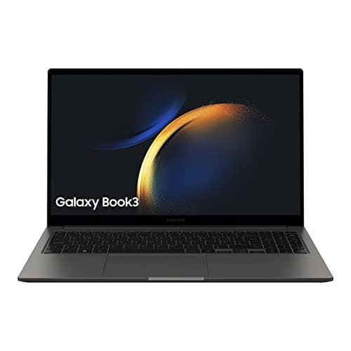 DESCUENTAZO 45% DESCUENTO Samsung Galaxy Book3 Laptop 15,6″ FullHD (Intel Raptor lake Core i5 1335U, 8 GB RAM, 512 GB SSD, Intel Iris Xe Graphics, Windows 11 Home. Portatil Negro – Teclado QWERTY español