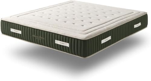 DESCUENTAZO 58% DESCUENTO DUPEN Natural Green Colchón de Muelles Ensacados, Espuma con Memoria, 90 x 190 Cm
