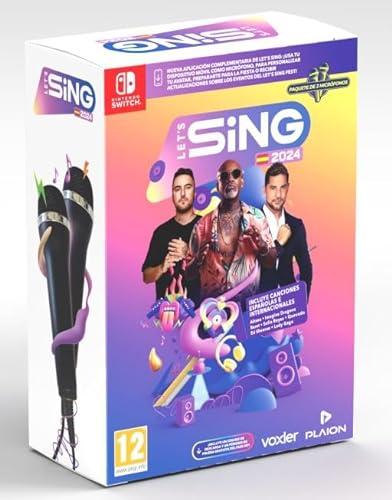DESCUENTAZO 55% DESCUENTO Lets Sing 2024 + 2 Mics Switch ESP