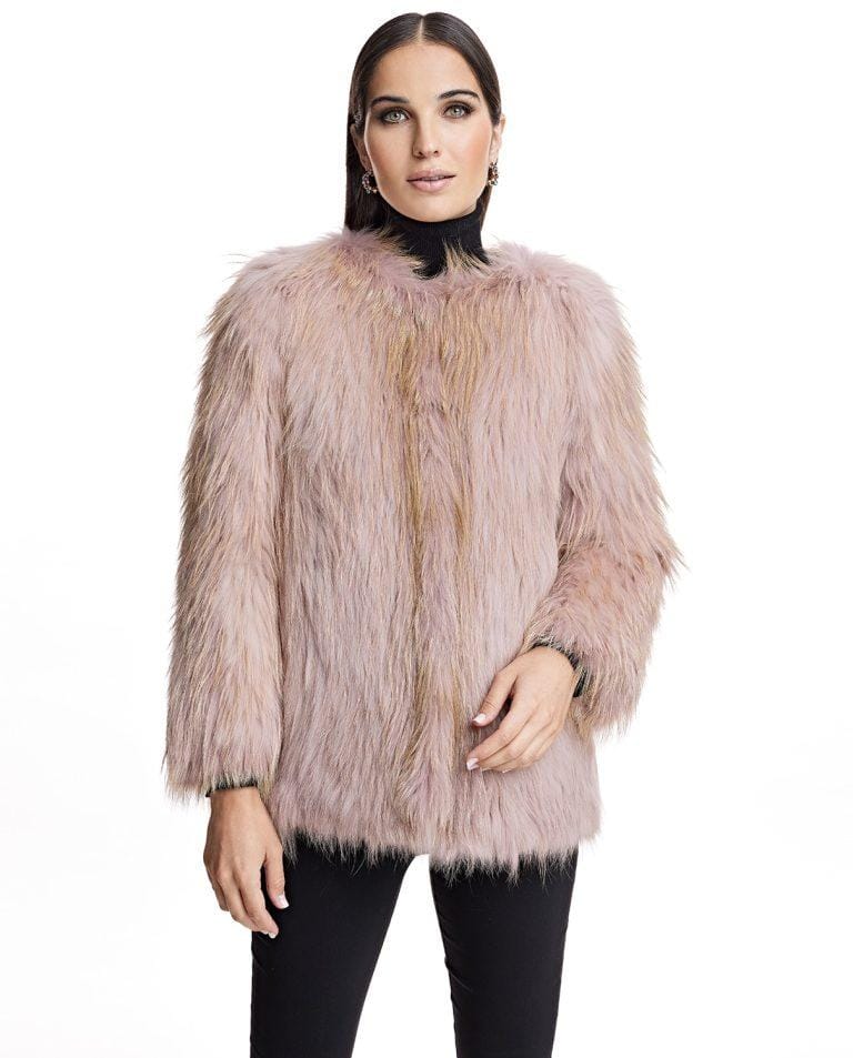 Chaqueta de pelo de mujer de pelo de zorro tricotado · Maximilian · El Corte Inglés