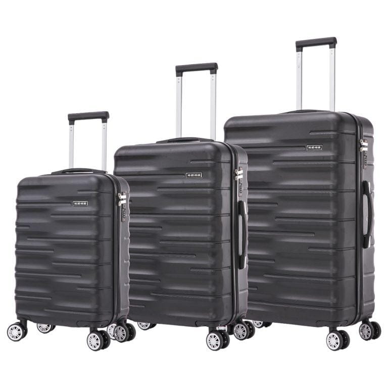 Conjunto de Maletas de Viaje Elegantes: Carcasa Ligera de ABS, Cerradura Numérica, 4 Ruedas Giratorias 360°, Asa Telescópica de Aluminio | Juego de 3 Maletas (M003 6089 6088 ABS) | Miravia