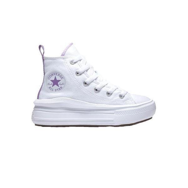 Converse Chuck Taylor Move Hi en Lona Blanca para Niñas | Miravia