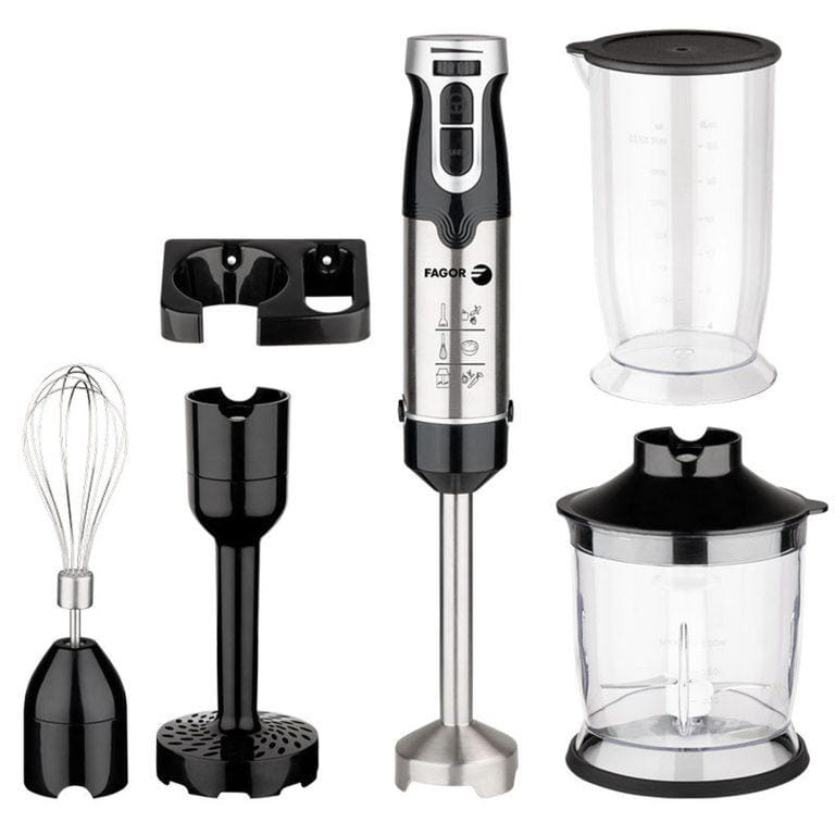 Fagor Batidora de Mano Divamix+ Black con Accesorios de Cocina | Miravia