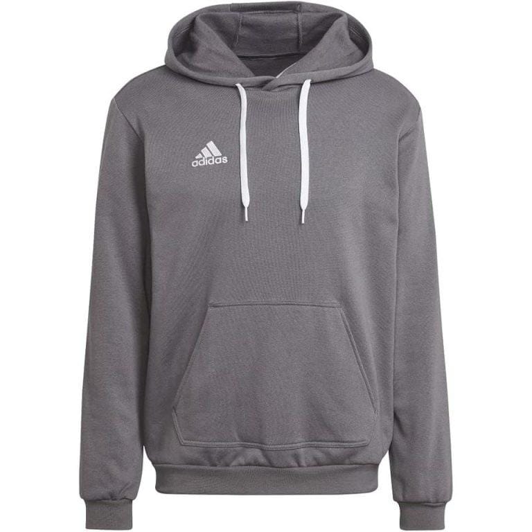 Adidas-Sudadera Entrada 22 con Capucha para Hombre, Ajuste normal, Capucha ajustable con cordón Gris | Miravia