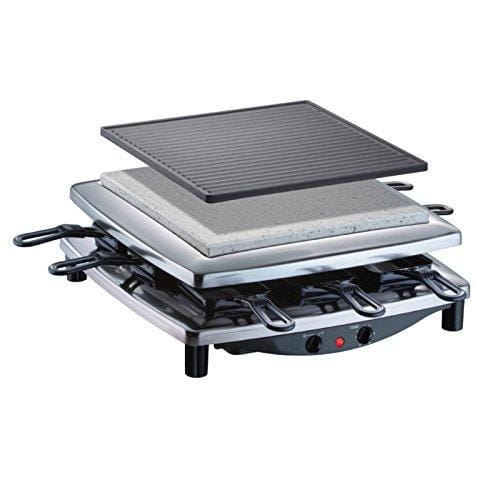 OFERTÓN SUPREMO 73% DESCUENTO Steba RC 3 PLUS Griglia Raclette Cromata, 1450 W