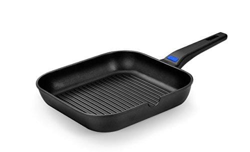 BUENA OFERTA 29% DESCUENTO Monix Braisogona_M350029 Solid Grill con rayas cuadrado 24 cm de aluminio fundido con antiadherente Teflon Classic