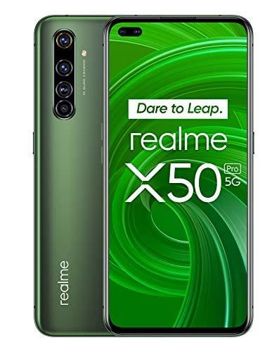 OFERTÓN SUPREMO 66% DESCUENTO Realme X50 Pro Smartphone 6,44 «5G, 8 Go de RAM + 128 Go de ROM, Processeur OctaCore Qualcomm Snapdragon 865, Caméra Quad AI 64MP, MicroSD, Vert Mousse