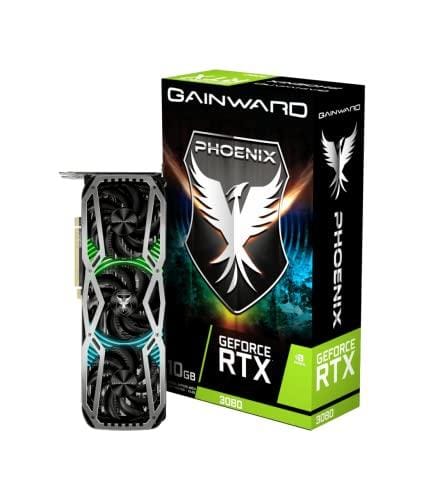 Redux Gaming GeForce RTX 3080 Phoenix 10GB GDDR6X Tarjeta gráfica 3X DisplayPort/HDMI, 1952, Color Negro