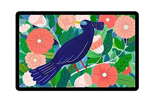 BUENA OFERTA 25% DESCUENTO Samsung Galaxy Tab S7+, Android Tablet mit Stift, 5G, 3 Kameras, großer 10.090 mAh Akku, 12,4 Zoll Super AMOLED Display, 128 GB/6 GB RAM, Tablet in Blau