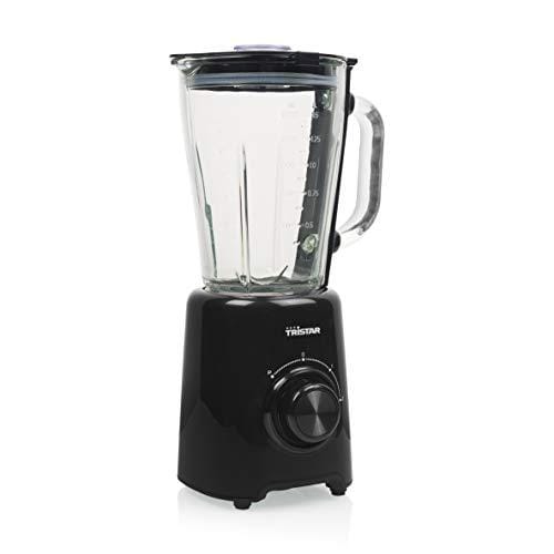 DESCUENTAZO 42% DESCUENTO Tristar BL 4477 blender, 1,5 litre, 500 Watt, 4 paslanmaz çelik b?çak, 2 h?z kademesi, darbe fonksiyonu, BL 4477