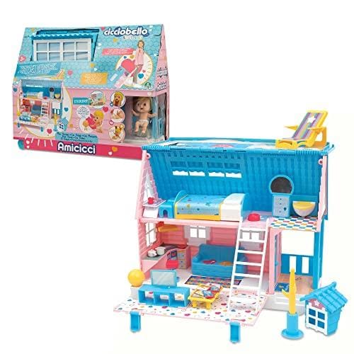 DESCUENTAZO 62% DESCUENTO Amicicci Cicciobello Playset The House, casita de juegos de amiguitos chiquititos, un set de juguete de tamaño grande con muchas posibilidades de juego y accesorios, Famosa (CC012000)