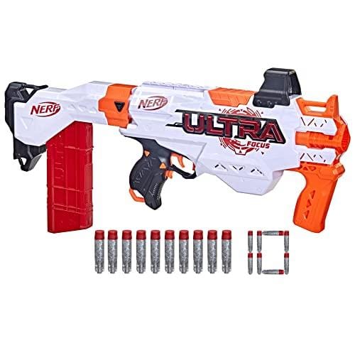 DESCUENTAZO 64% DESCUENTO Lanzador Nerf Ultra Focus Clip de 10 Dardos, 10 Dardos Nerf AccuStrike Ultra, Culata, Solo Compatible con Dardos Nerf Ultra
