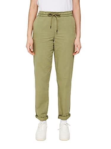 73% DESCUENTO ESPRIT 992EE1B331 Pantaln, 345 / Caqui Claro, 34 W/34 L para Mujer