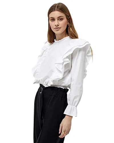Desires Emily Blouse, Blusa Mujer, Blanco (White), XXL