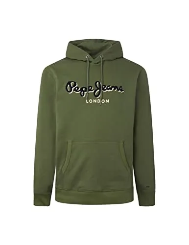 51% DESCUENTO Pepe Jeans Lamont Hoodie Sweatshirt, Green (Thyme), XS Hombre
