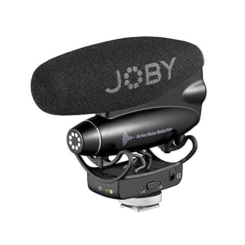 JOBY Wavo Pro Micrófono Profesional Direccional para Cámara, Reductor de Ruido Integrado y Montura de Choque con Tecnología Rycote, Micrófonos Dinámicos, Micrófono Profesional, Mirrorless, Youtuber