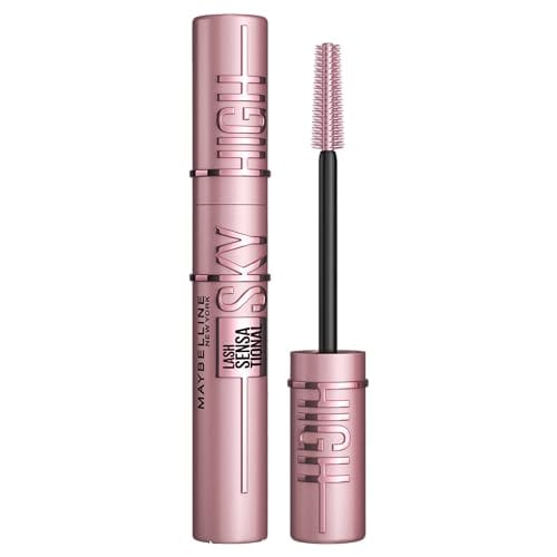 39% DESCUENTO Maybelline New York, Máscara de Pestañas Lash Sensational Sky High, Longitud sin Límites y Volumen Redefinido, Marrón