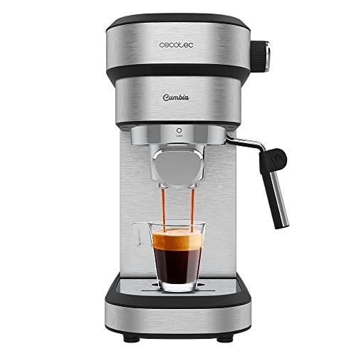DESCUENTAZO 47% DESCUENTO Cecotec Cafetera Express Cafelizzia 790 Steel Duo. 1350 W, Espressos y Cappuccinos, Thermoblock, 20 Bares, Modo Auto 1 2 Cafés, Vaporizador Orientable, Accesorio Filtro para Cápsulas