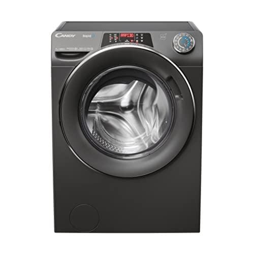 DESCUENTAZO 47% DESCUENTO Candy RapidO RO1496DWMCRT/1 S Lavadora 9 KG, 1400 RPM, Pantalla Smart Text, Panel Smart Touch, Wi Fi, Snap & Wash, 16 Ciclos, 9 Rápidos, Motor Inverter Speed Drive, Función Vapor, 76 DB, Antracita