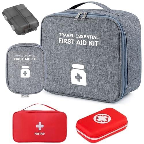 BUENA OFERTA 30% DESCUENTO YUTUY Botiquín de Primeros Auxilios Set,5 Piezas Bolsas de Medicamentos de Gran Capacidad,Bolsa Médica Vacio,Primeros Auxilios Portátil Bolsa,Caja Médica Portátil de Emergencia
