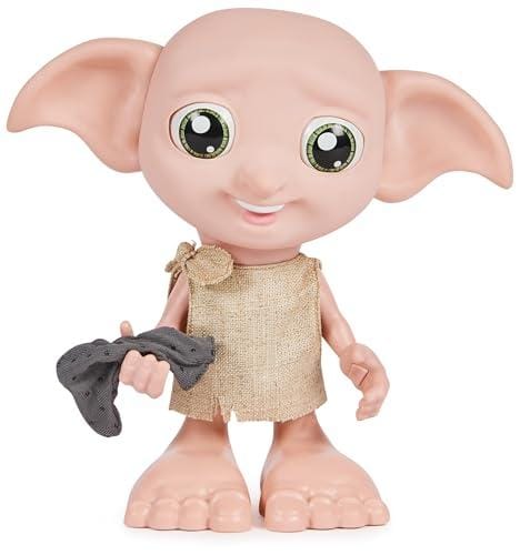 BUENA OFERTA 38% DESCUENTO Wizarding World , Harry Potter, muñeco elfo interactivo mágico Dobby de 21,6 cm con calcetín y más de 35 sonidos y frases, juguetes para niñas de 6 años en adelante (Spin Master 6069166)