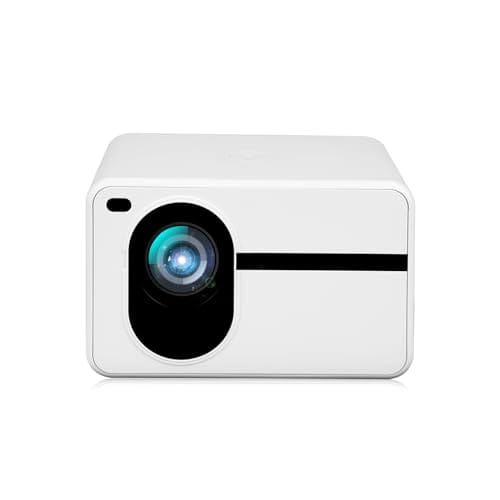 DESCUENTAZO 50% DESCUENTO Proyector de vídeo portátil con WiFi y Bluetooth, compatible con iOS/Android/TV Stick/HDMI/USB/AV
