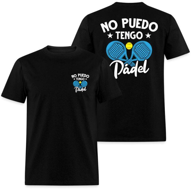 Camiseta de Pádel para hombre, camisa de manga corta con estampado suave en la espalda, diseño original, 100% algodón | Miravia