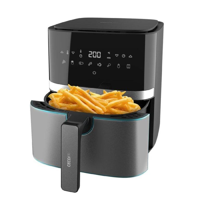 Freidora sin aceite Cecofry Full InoxBlack 5500 Pro con Accesorios Cecotec | Miravia