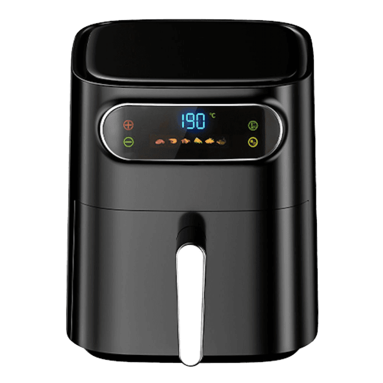 Freidora sin aceite digital 7L Freidora de aire pantalla LED táctil, cesta antiadherente, temporizador, 1700W Negro | Miravia