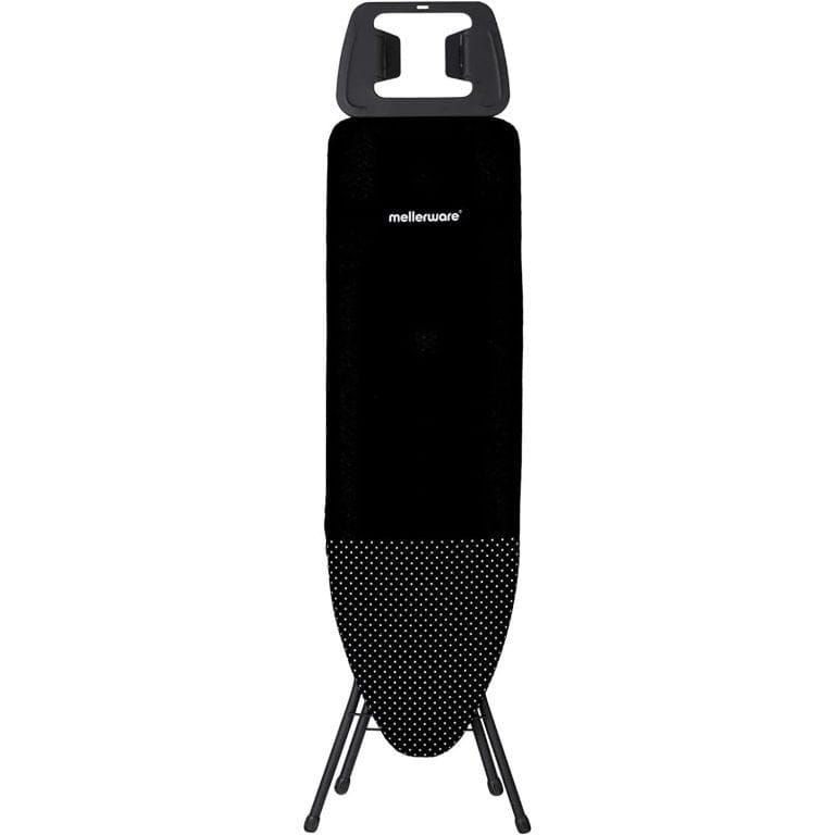 Mellerware – Tabla de Planchar Extra Grande, Altura Regulable. Patas Gruesas, Funda Resistente 100% Algodón, 110×32.5cm, Ligera y Manejable, Modelo Steezy Boar | Miravia