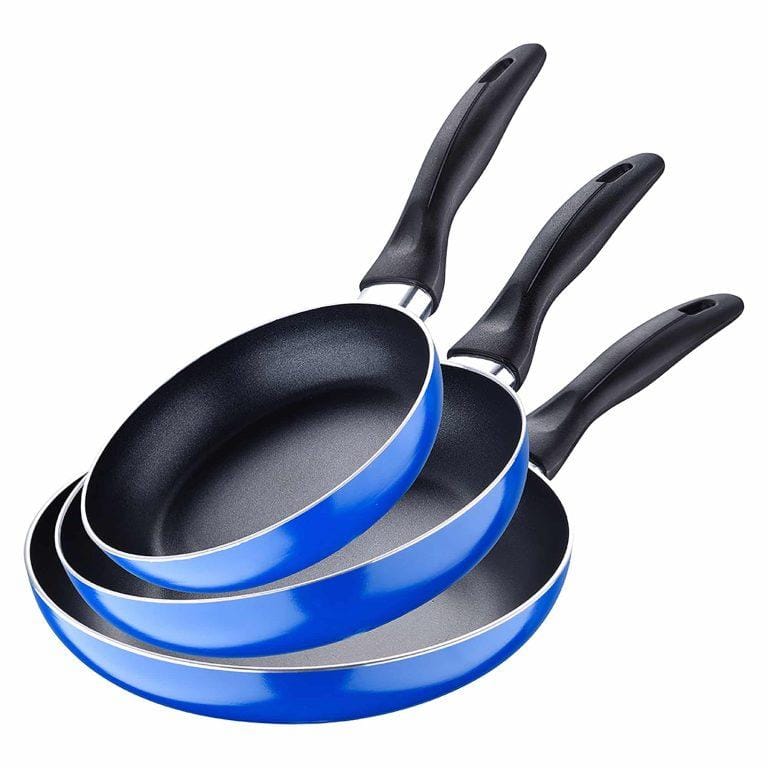 SAN IGNACIO Juego 3pc sartenes (16+20+24cm) o (20+24+28cm) aluminio prensado negra / azul o verde soul marble | Miravia