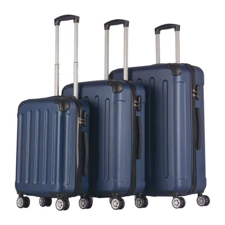 T-LOVENDO.ES Juego o Set 3 de Maletas Rígidas de Viaje Oferta de 3 Piezas, 1x Maleta de Cabina, 1x Mediana y 1x Grande. 4 Ruedas. Candado numérico. | Miravia
