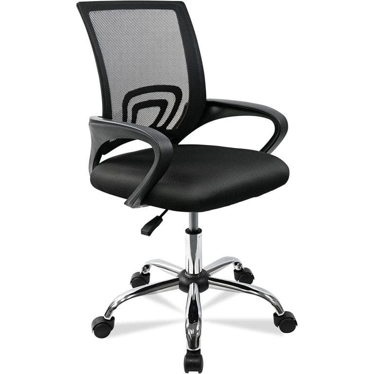 T-Lovendo – Silla de Oficina o Escritorio Ergonómica con Ruedas y Soporte Lumbar. Juvenil. Altura Regulable. Malla transpirable. | Miravia