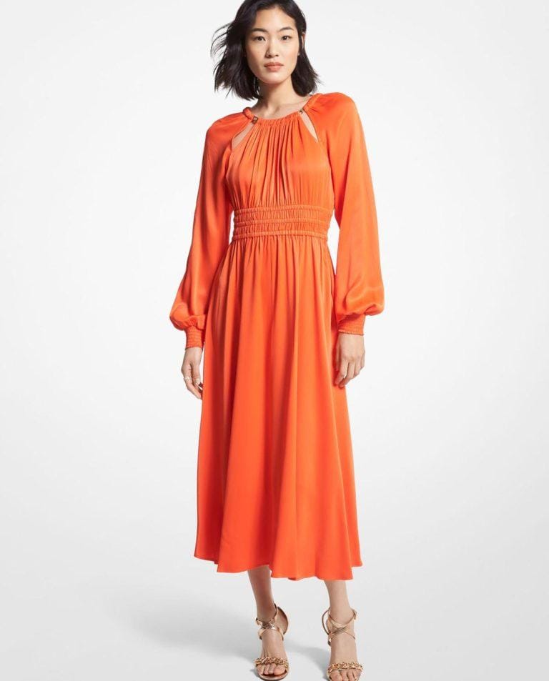 Vestido vaporoso de manga larga · Michael Michael Kors · El Corte Inglés