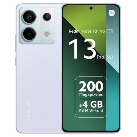 Xiaomi Redmi Note 13 Pro 5G 12GB + 512GB Malva móvil libre (Reacondicionado grado A) · XIAOMI · El Corte Inglés