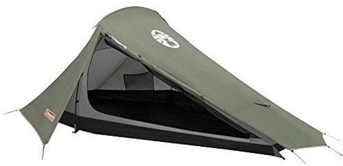 BUENA OFERTA 22% DESCUENTO Coleman Bedrock 2 Tienda de campaña de 2 plazas para Trekking o Senderismo, acampadas y Festivales, compacta, Cabe en una Mochila, Impermeable hasta 2000 mm de Columna de Agua, Verde, 2 Personas