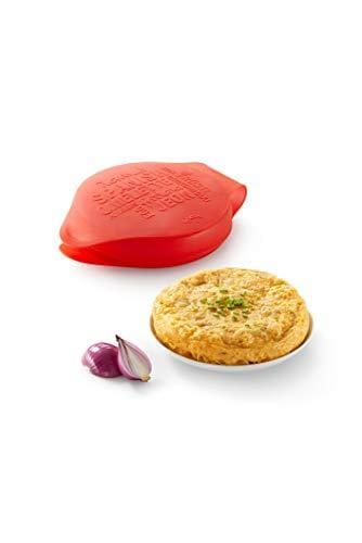 34% DESCUENTO Lékué Spanish Omelette Molde para tortilla española, color rojo