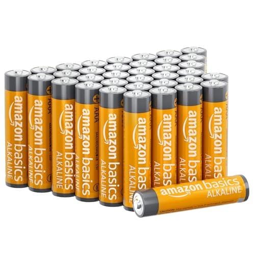 Amazon Basics Pilas Alcalina AAA de 1,5 voltios, gama Performance, Paquete de 36 (el aspecto puede variar)