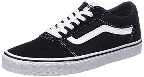63% DESCUENTO Vans Ward, Zapatillas Mujer, Suede Canvas Black White, 38 EU