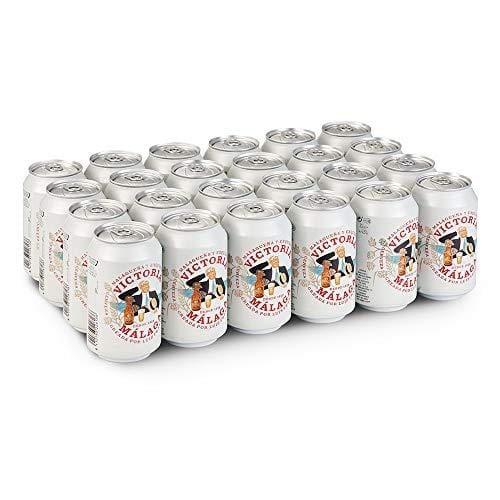 BUENA OFERTA 25% DESCUENTO Victoria Cerveza Latas individuales Paquete de 24 x 330 ml Total: 7920 ml