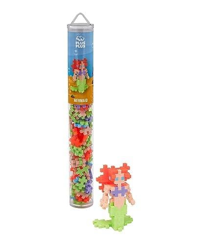 PLUS PLUS 300.4103 100 Piezas de Mezcla de Tubos de Sirena (100 Piezas), Multicolor