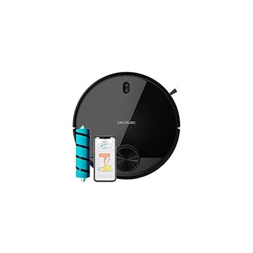 OFERTÓN SUPREMO 77% DESCUENTO Cecotec Robot Aspirador y Fregasuelos Conga 3590. Tecnología láser, Friega, Aspira, Barre y Pasa la mopa, Cepillo Jalisco, Room Plan, 2300 Pa, App con Mapa, Doble Tanque, Cepillo Especial Mascotas