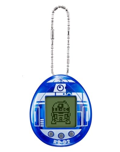 DESCUENTAZO 45% DESCUENTO Tamagotchi 88822 Star Wars R2D2 Virtual Pet Droid con minijuegos, Clips de animación, Modos Extra y Llavero (Azul), Multicolor