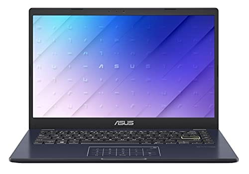 48% DESCUENTO Asus E410MA EK007WS Ordenador Portátil 14″ Full HD (Celeron N4020, 4GB RAM, 64GB eMMC, UHD Graphics 600, Windows 11 S) Color Azul Teclado QWERTY español