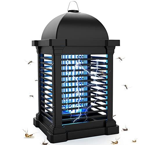 TMACTIME Lámpara Antimosquitos Mata Mosquitos Eléctrico Atrapa Mosquitos 20W UV 4300V Alcance Efectivo 100m² para Interior y Exterior