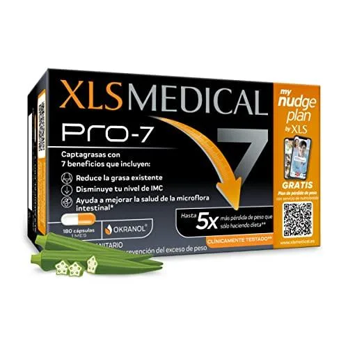 59% DESCUENTO XLS Medical Pro7 Origen Natural, Cápsula, 180 comprimidos