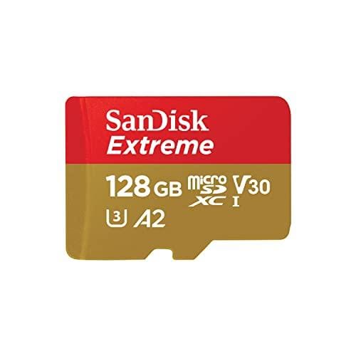 31% DESCUENTO SanDisk 128GB Extreme tarjeta microSDXC + adaptador SD + RescuePro Deluxe hasta 190 MB/s con Clase A2 de rendimiento de las aplicaciones UHS I Class 10 U3 V30
