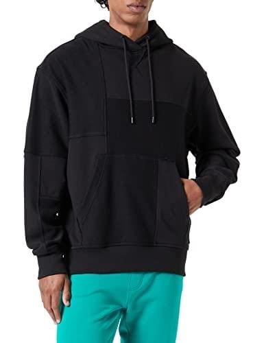 BOSS W_Patch Jersey, Black1, 3XL de los Hombres